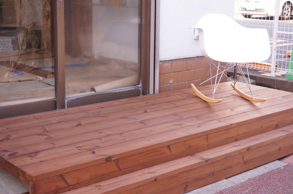 大畠稜司建築設計事務所ウッドデッキ