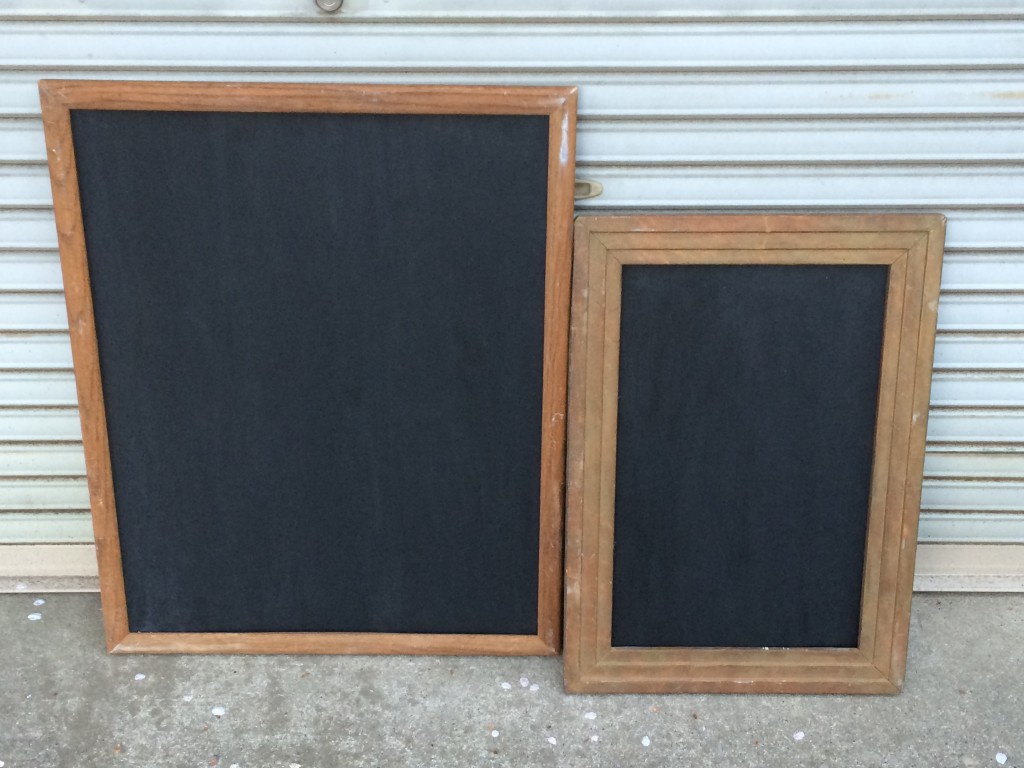 黒板塗料でメニューボード